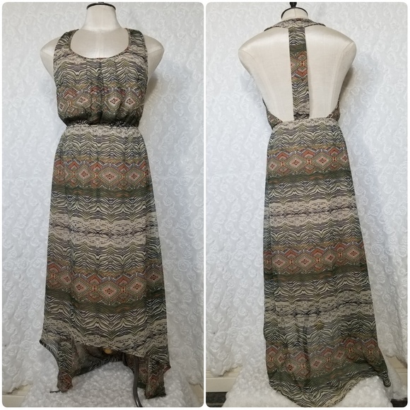 STARING AT STARS | high-low T-back dress - Picture 1 of 5